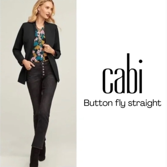 CAbi Button Fly Straight - Sz 4 - Picture 1 of 10